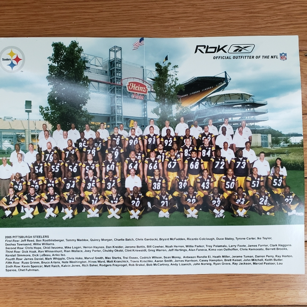 2005 Team Photo Pgh Steelers